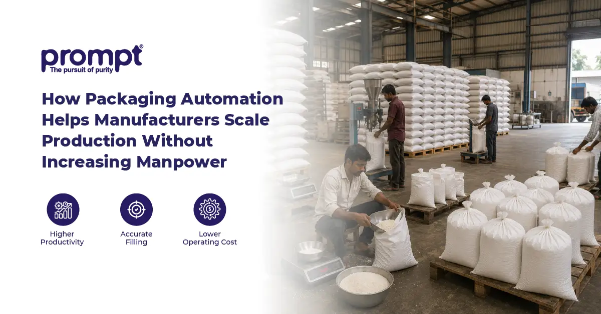 How Packaging Automation Helps Manufacturers Scale Production Without Increasing Manpower